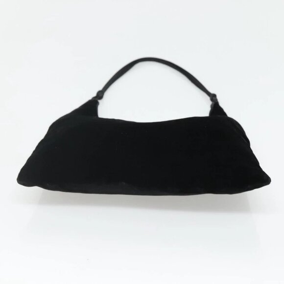 PRADA Shoulder Bag Velor Black - Picture 5 of 14